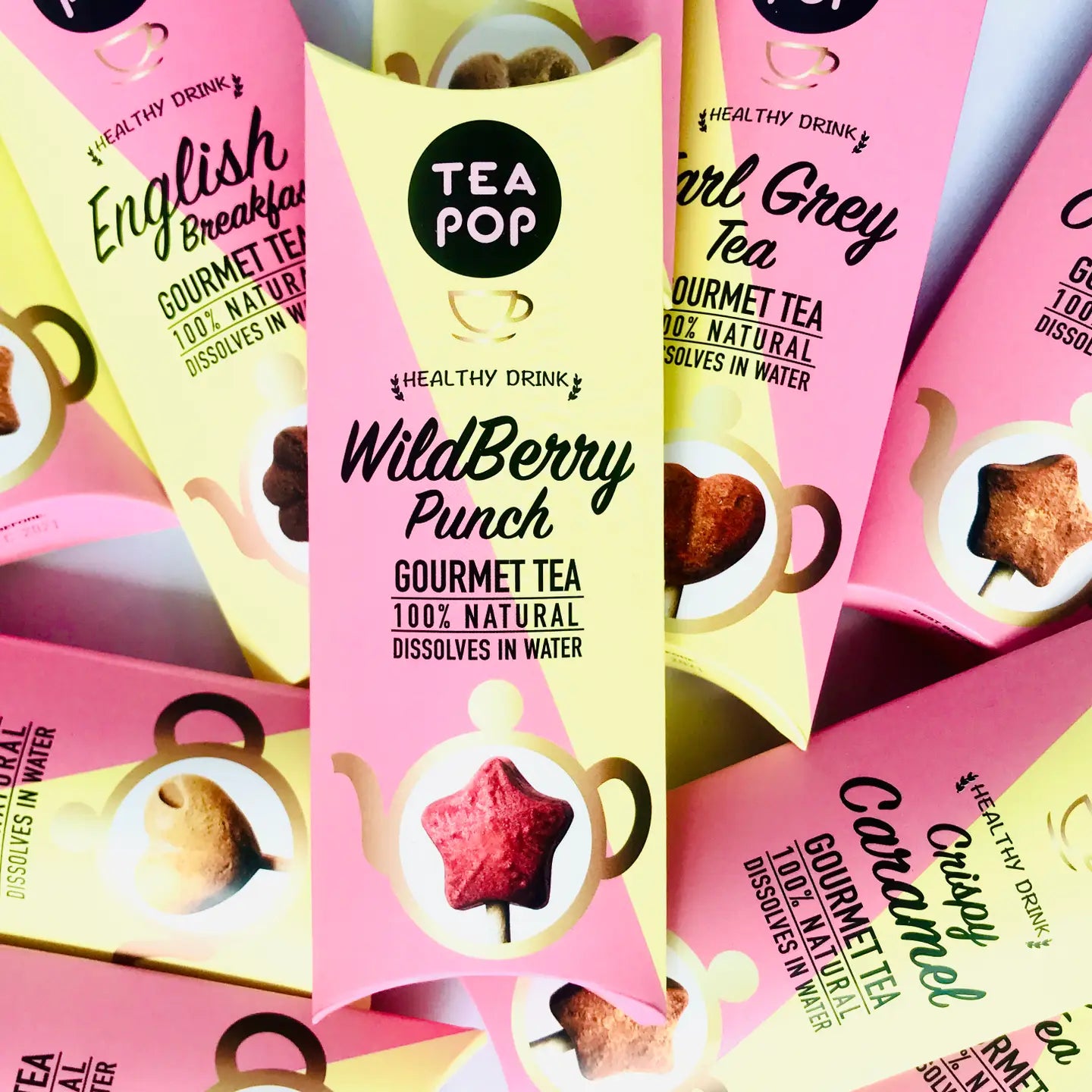 Wildberry Punch Gourmet Thee op een stokje
