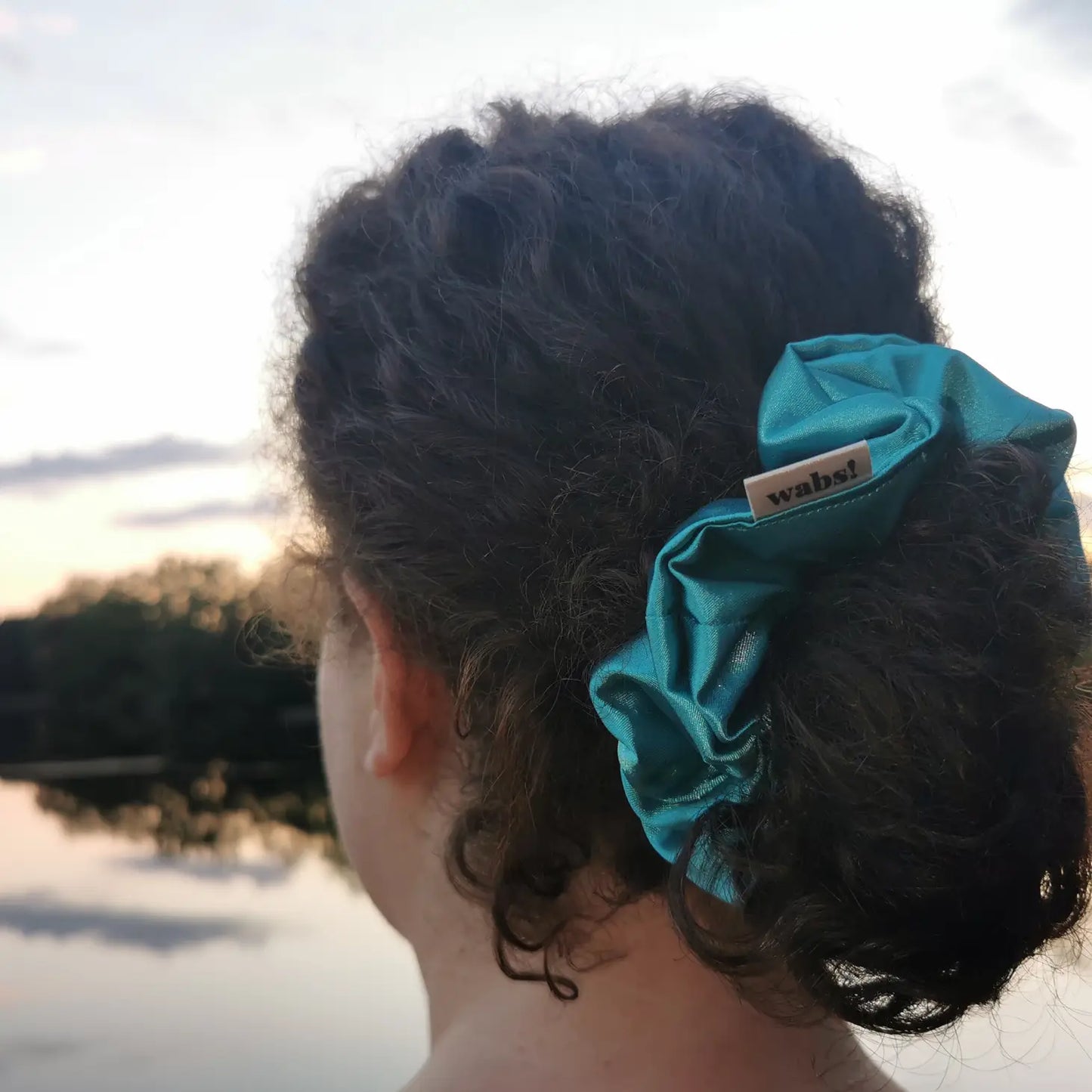 Scrunchie ocean blue