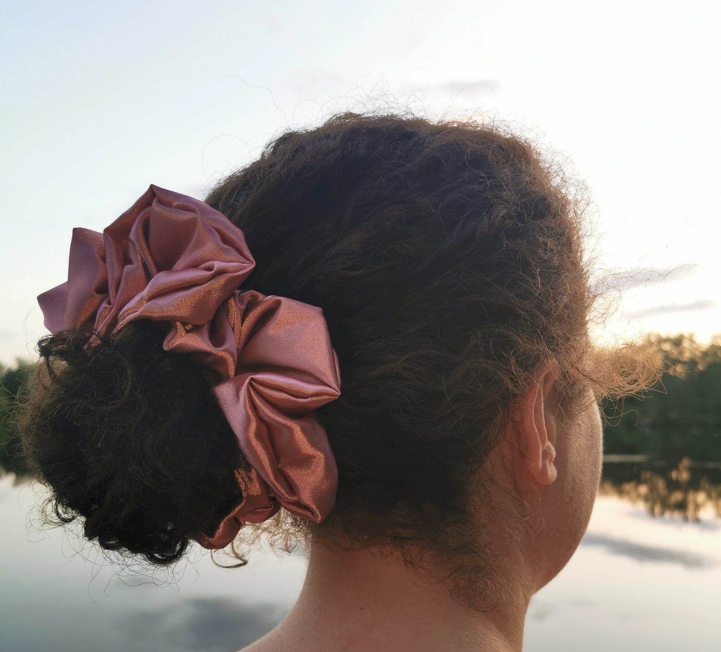 Scrunchie roze