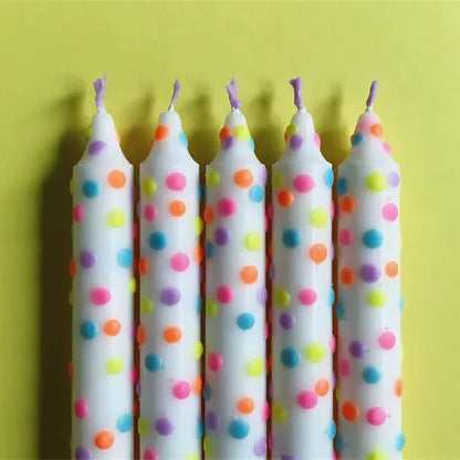 Dip Dye Kaars Confetti