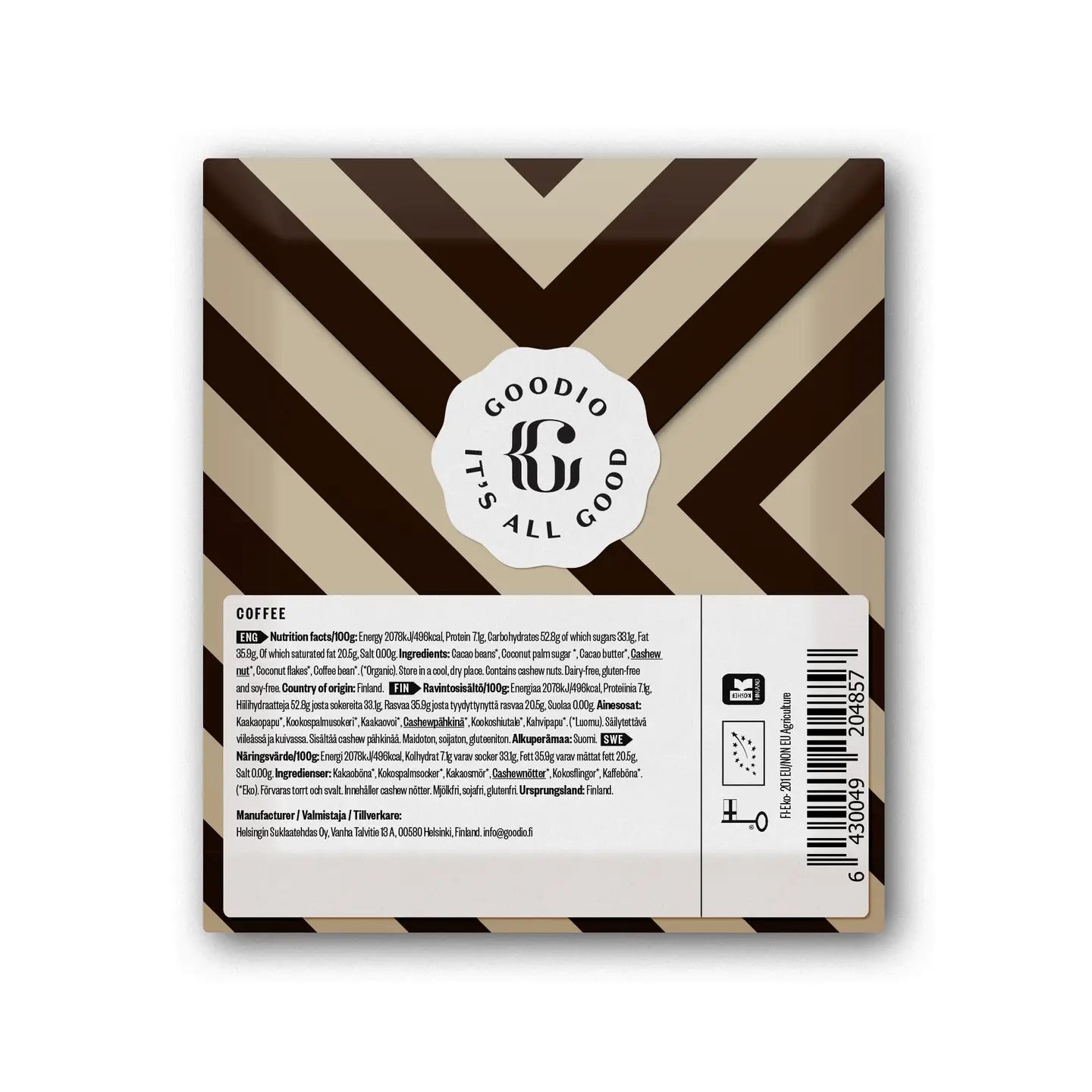 Koffie 56% Bio Chocolade