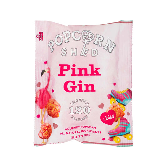 Vegan Pink Gin Popcorn