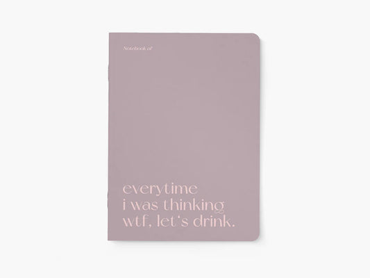 Notitieboek Let's Drink